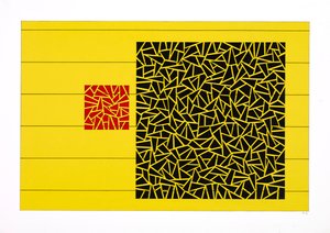 Poise on Yellow Field