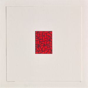 Red Bits on White