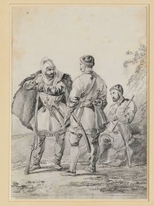 Three Caucasian Men in Conversation