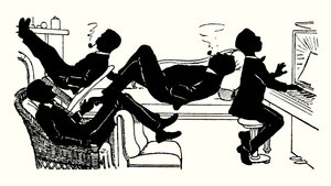 Illustration for We Three and Troddles by Alexander Carruthers Gould
