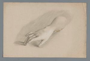 Plaster Model of a Hand by Alexander Cranendoncq