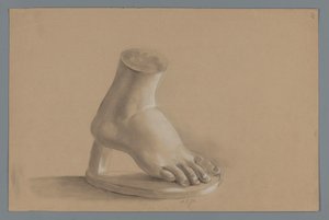 Plaster Model of a Foot by Alexander Cranendoncq