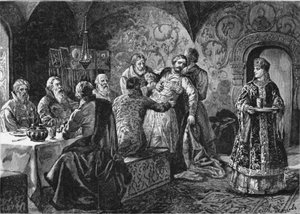 Prince Mikhail Vasiliyevich Skopin-Shuisky at the Feast of Count Vorotynsky