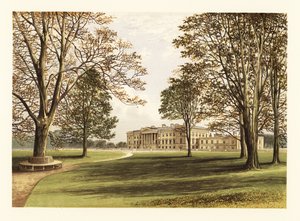 Hamilton Palace, Lanarkshire, Scotland, 1880 (engraving) by Alexander Francis (after) Lydon
