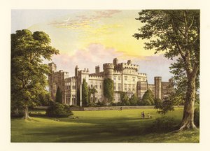 Hawarden Castle, Flintshire, Wales by Alexander Francis (after) Lydon