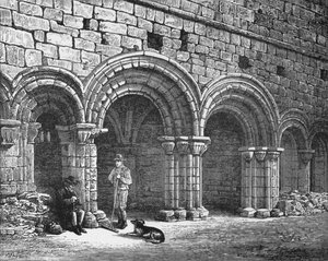 Chapter House, Kirkstall Abbey, c1880, 1897