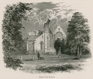 Dryburgh Abbey, From the North
