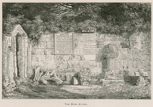 Dryburgh Abbey, The High Altar by Alexander Francis Lydon