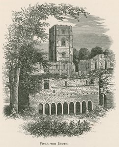 Fountains Abbey, From the South by Alexander Francis Lydon