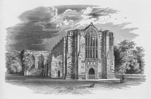 From the West, Bolton Priory, c. 1880-1897 by Alexander Francis Lydon