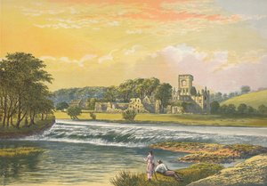 Kirkstall Abbey by Alexander Francis Lydon