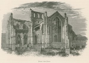 Melrose Abbey, From the East