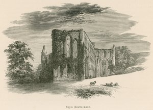 Rievaulx Abbey, From South-east by Alexander Francis Lydon