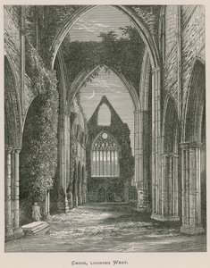 Tintern Abbey, Choir, looking West by Alexander Francis Lydon