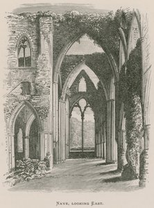 Tintern Abbey, Nave, Looking East by Alexander Francis Lydon