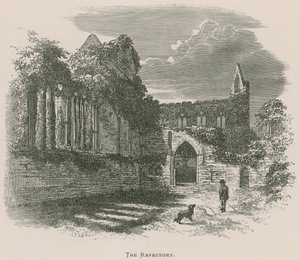 Tintern Abbey, The Refectory by Alexander Francis Lydon