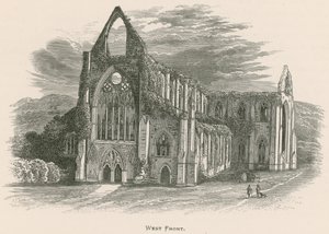 Tintern Abbey, West Front by Alexander Francis Lydon