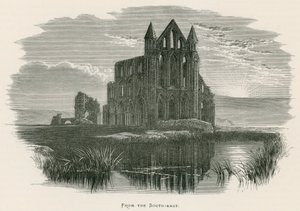 Whitby Abbey, From the South-east