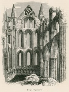 Whitby Abbey, North Transept by Alexander Francis Lydon