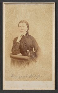 Carte-de-visite Portrait of Margaret Alsop, ca. 1865 by Alexander Gardner