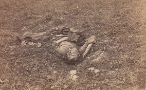 Confederate Soldier on the Battlefield at Antietam, September 1862