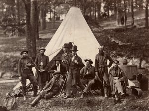 Group of Guides for the Army of the Potomac by Alexander Gardner