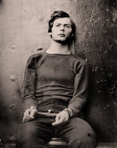 Lewis Powell in Wrist Irons Aboard the USS Saugus