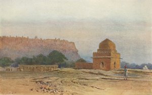 Gwalior Fort Before Sunrise by Alexander Henry Hallam Murray