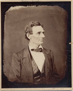 Abraham Lincoln, copy print after photo by Alexander Hesler by Alexander Hesler