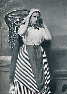 A Newhaven fishwife, Scotland, 1912 by Alexander Inglis