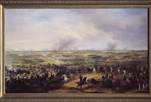 The Battle of Nations at Leipzig, October 1813 by Alexander Ivanovich Sauerweid