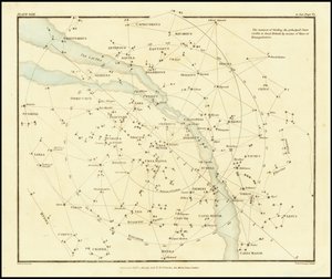 1822 - The Manner of Finding the Principal Stars Visible in Great Britain by Means of Lines or Triangulation by Alexander Jamieson