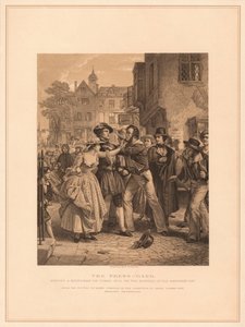 The Press-Gang: Seizing a Waterman on Tower Hill on the Morning of His Marriage