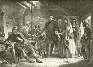 The First Meeting of Prince Charles with Flora Macdonald by Alexander Johnston