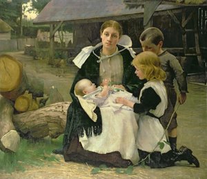 The New Baby by Alexander Mann