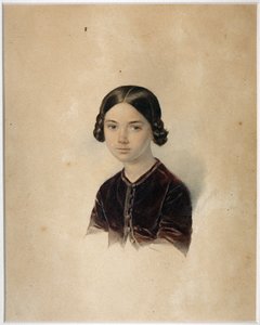 Portrait of Sofia Alexandrovna Briullowa by Alexander Petrovich Sokolov