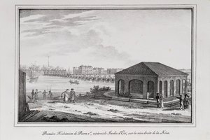 Cabin of Peter the Great (Series Views of Saint Petersburg) by Alexander Pluchart