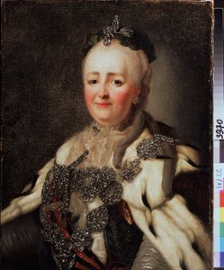 Portrait of Catherine II (1729-1796), Empress of Russia by Alexander Roslin