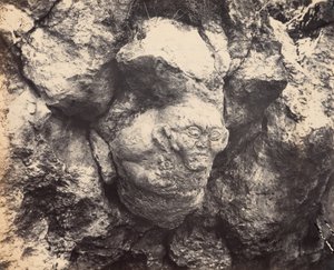Gigantic Head Cut in the Solid Rock, Lately Discovered near Smyrna at the Entrance of a Cave