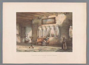View of the Monastery of the Basilica of Our Lady in Tongeren (Cloitre de l