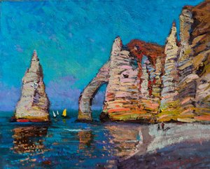 Étretat Cliffs Sea Arch