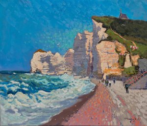 Etretat Coastal Cliffs by Alexander Shandor