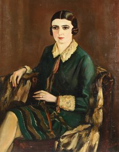Portrait of Lilya Brik, 1921 by Alexander Silins