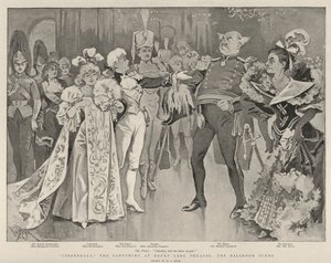 Cinderella, the Pantomime at Drury Lane Theatre, the Ballroom Scene