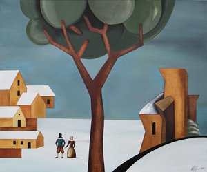 Quiet Winter Village by Alexander Trifonov