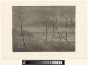 Landscape at Night by Alexander Ver Huell (signed by artist)