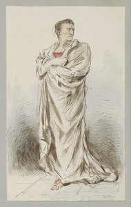 Man Wrapping a Cloth Around Himself by Alexander Ver Huell