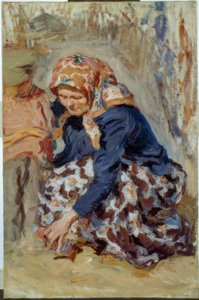 The Toy Seller by Alexander Viktorowitsch Morawow