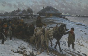 Leaving for the Hunt by Alexander Vladimirovich Makovsky