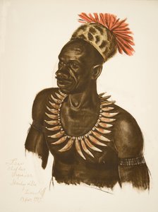 Louaho, Chief Wagenia (Stanleyville), from Dessins et Peintures d